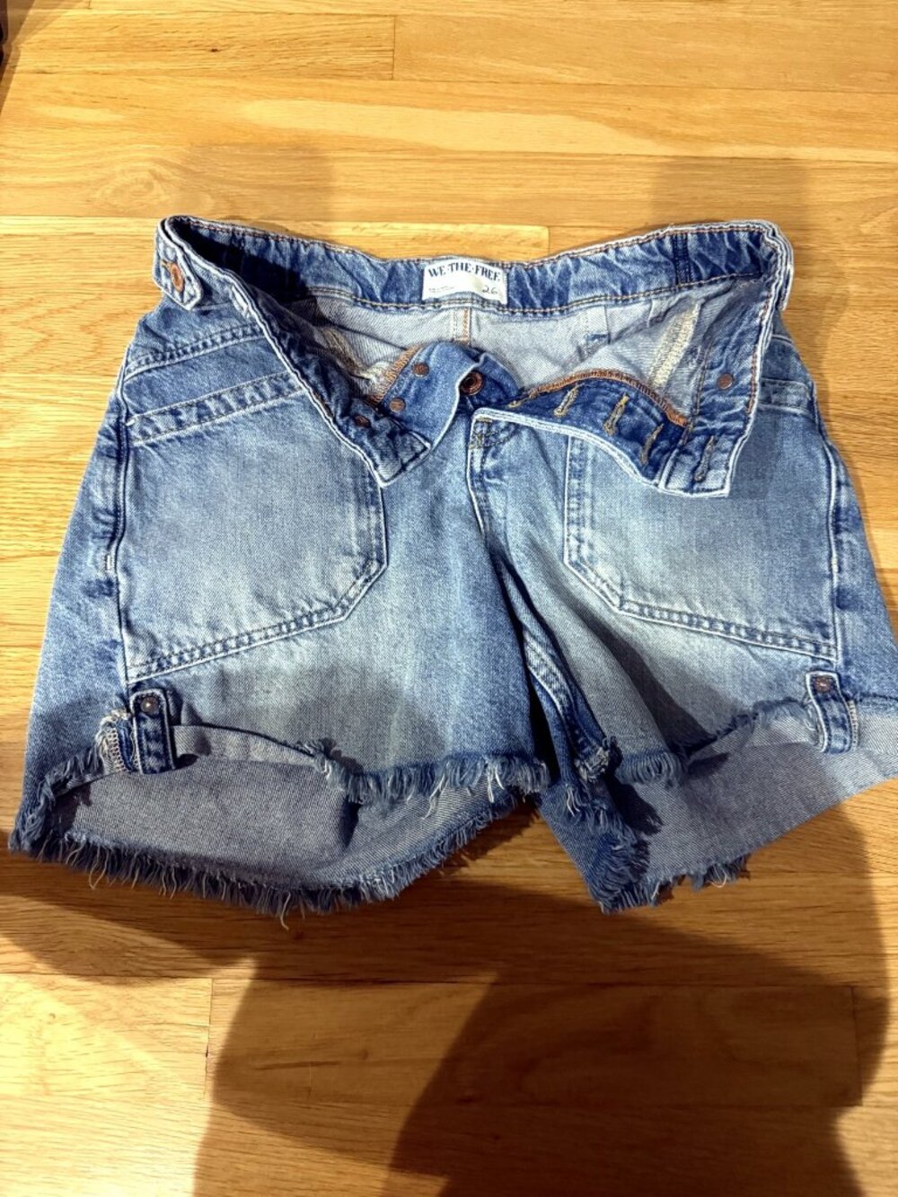 Free People We The Free Denim Cutoff Shorts Size 26